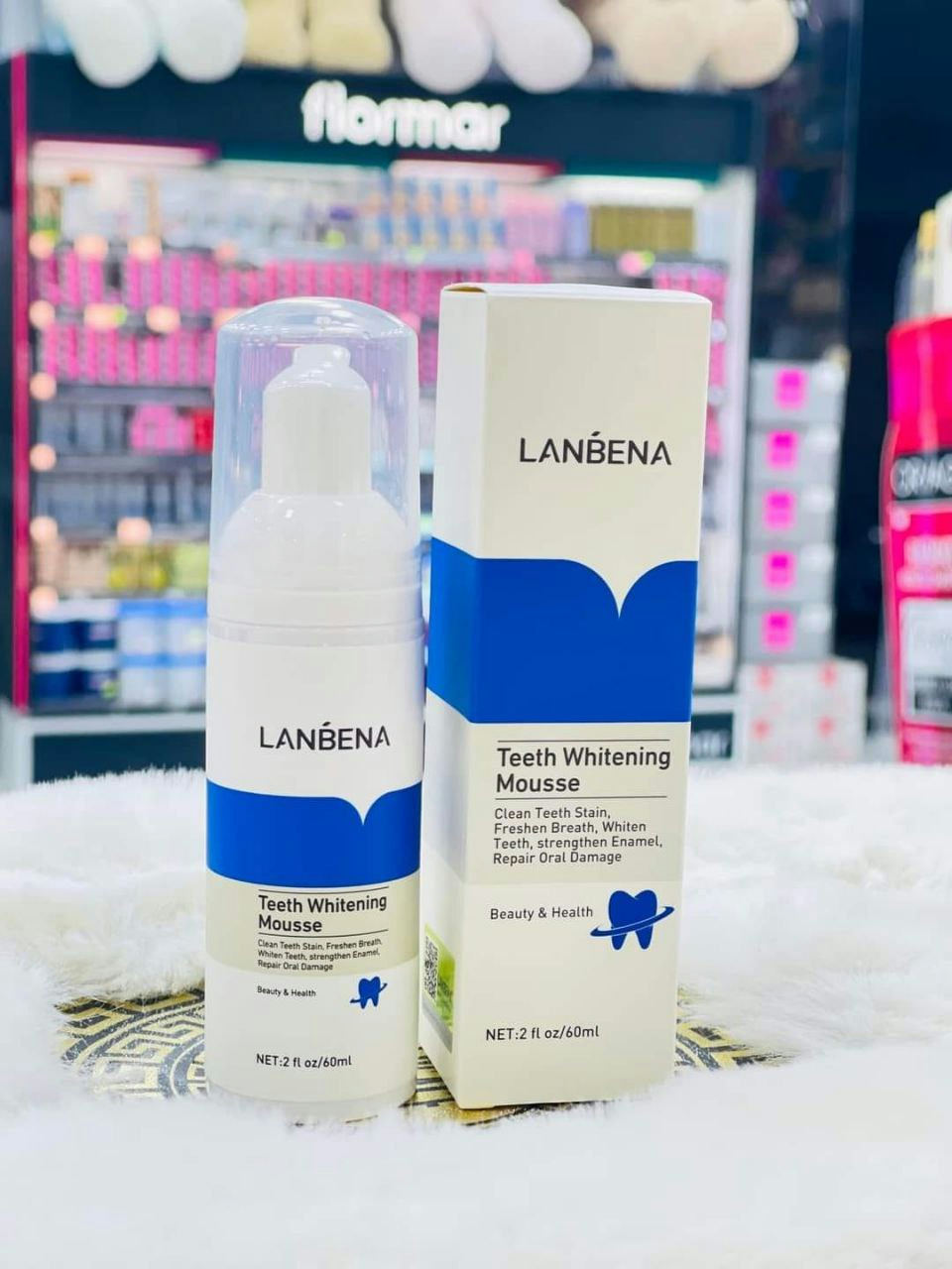 رغوة تبييض الأسنان من Lanbéna 4