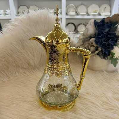 أباريق شاي وقهوة زجاجية مزخرفة 9