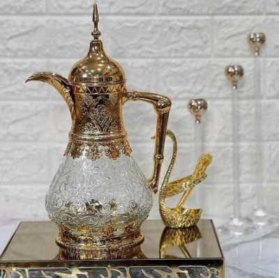 أباريق شاي وقهوة زجاجية مزخرفة 6