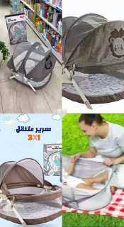 سرير أطفال قابل للطي 3 في 1 2