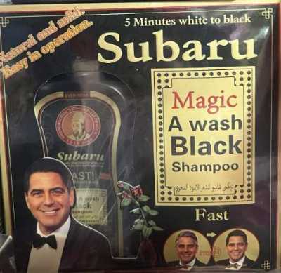شامبو صبغة الشعر الأسود Subaru 6