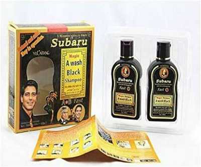 شامبو صبغة الشعر الأسود Subaru 8