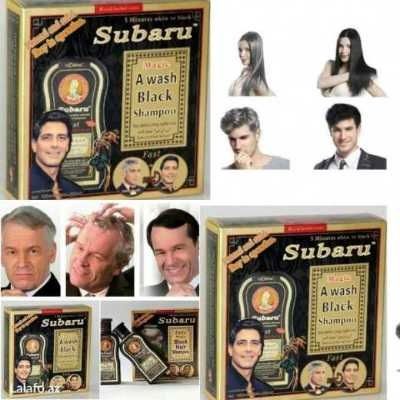 شامبو صبغة الشعر الأسود Subaru 5