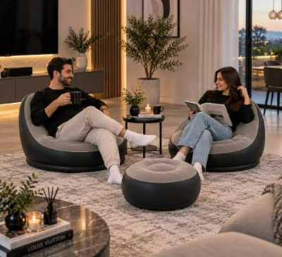 طقم أريكة استرخاء قابلة للنفخ